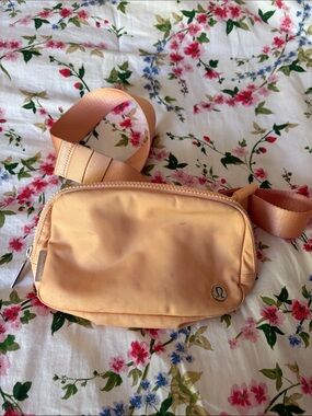 lululemon athletica Peach/Tan Crossbody Belt Bag